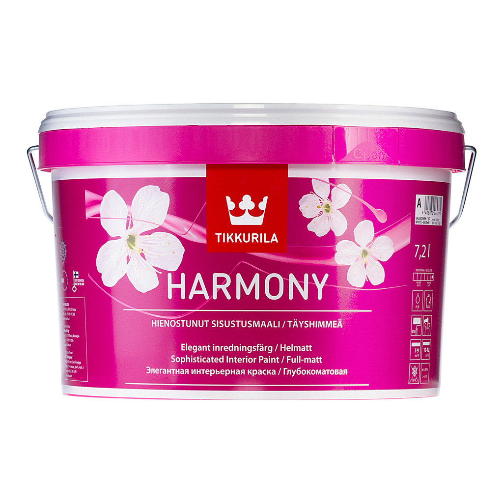 Цена Tikkurila Harmony, интерьерная краска  Гармония, матовая .